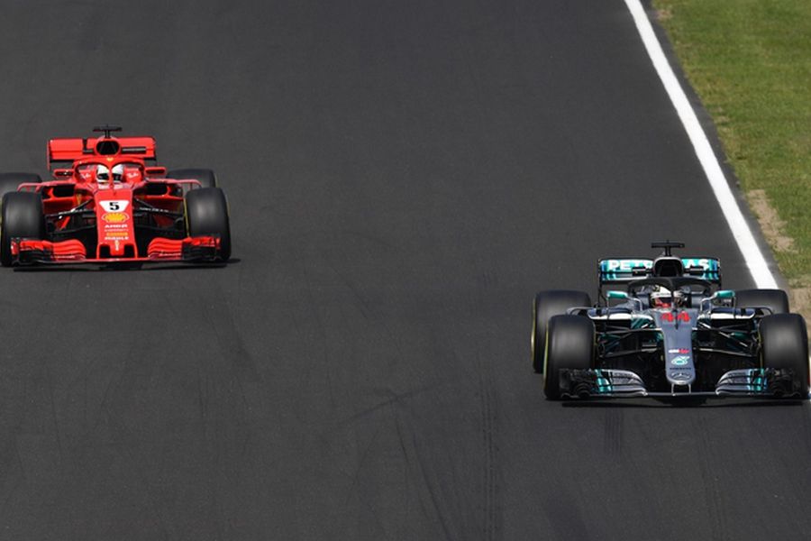 F1 Hungarian Grand Prix, Lewis Hamilton, Sebastian Vettel