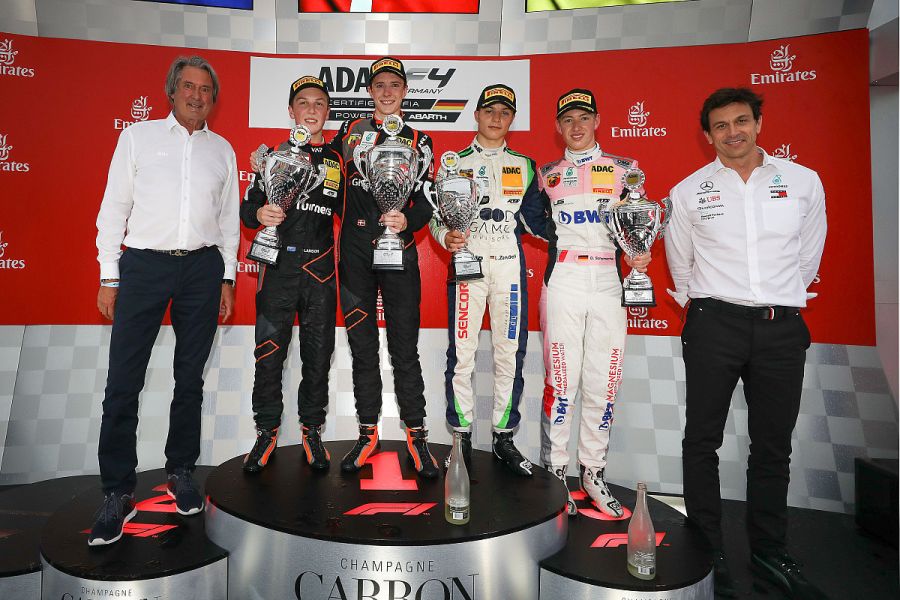 ADAC Formula 4 Championship Hockenheimring, race 1 podium