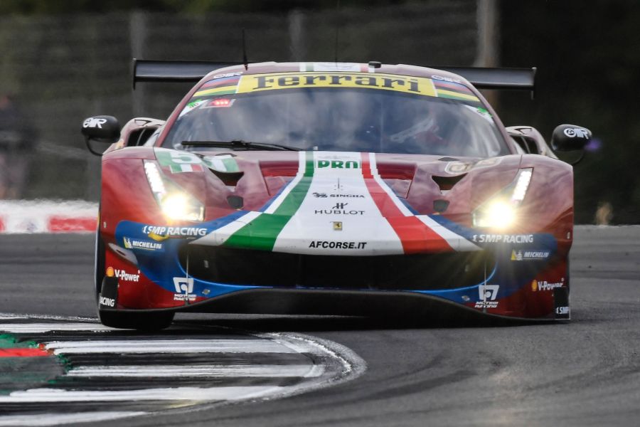 The #51 Ferrari of Alessandro Pier Guidi and James Calado