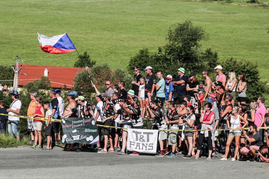 Audience at Barum Czech Rally Zlin in 2016 Barum Czech Rally Zlin 2016