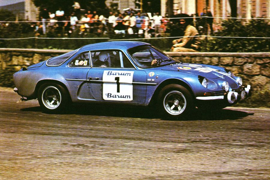 Barum Rallye 1973, Hubaček in the #1 Alpine-Renauilt A110 Vladimir Hubaček in the #1 Alpine-Renauilt A110 at 1973 Barum Rallye
