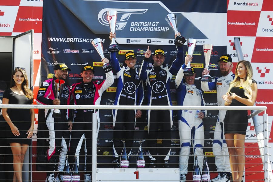 British GT Championship, Brands Hatch podium