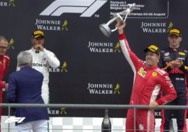 Sebastian Vettel wins the Belgian Grand Prix
