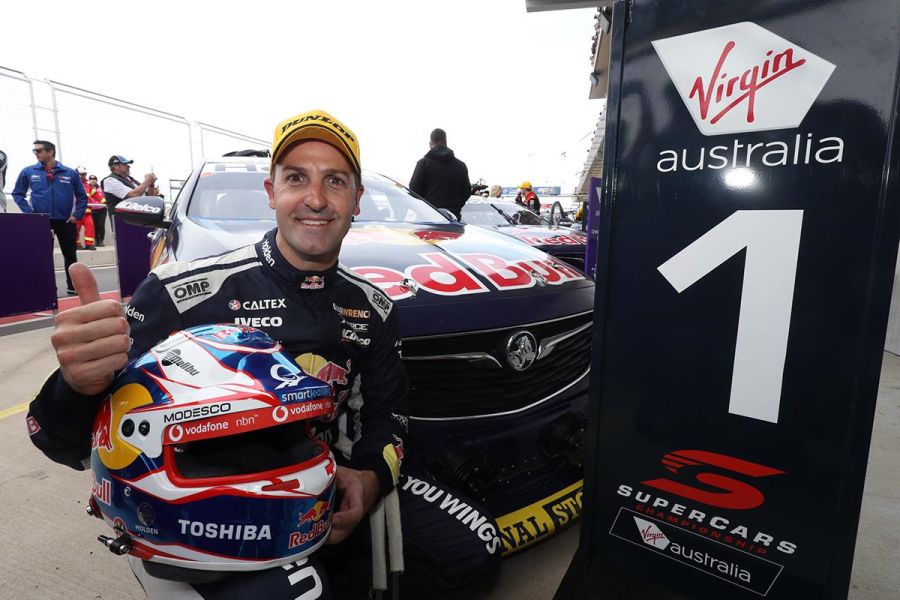 Jamie Whincup wins at The Bend