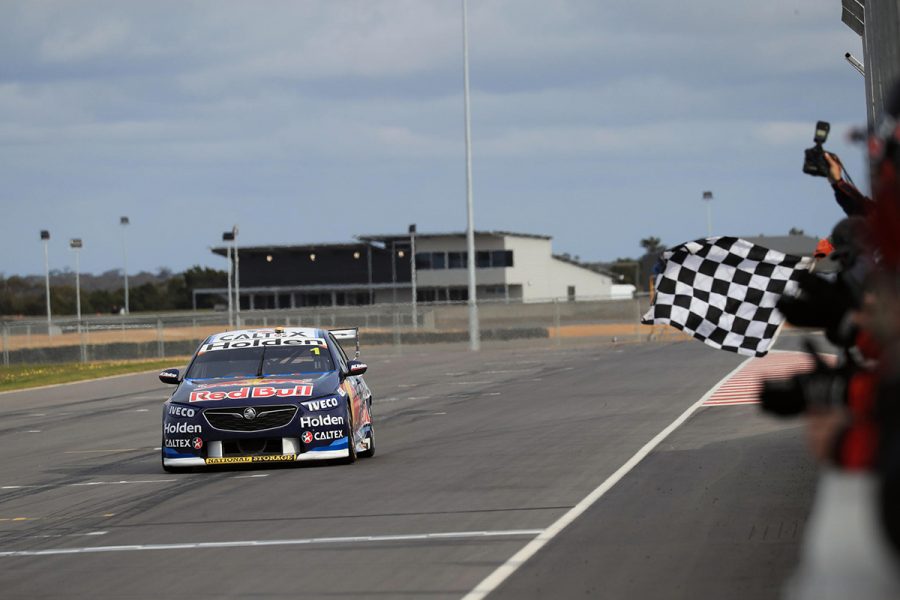 Jamie Whincup wins at The Bend