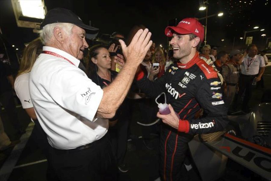 Will Power and The Captain Roger Penske