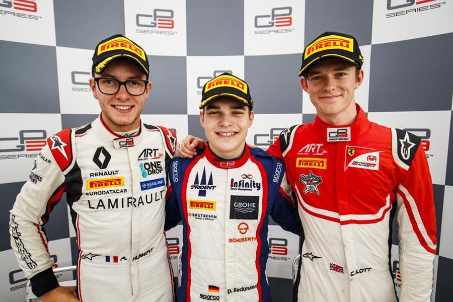 GP3 Series Monza Race 1 podium