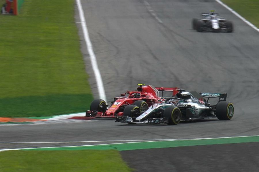 Italian Grand Prix, Hamilton vs Raikkonen