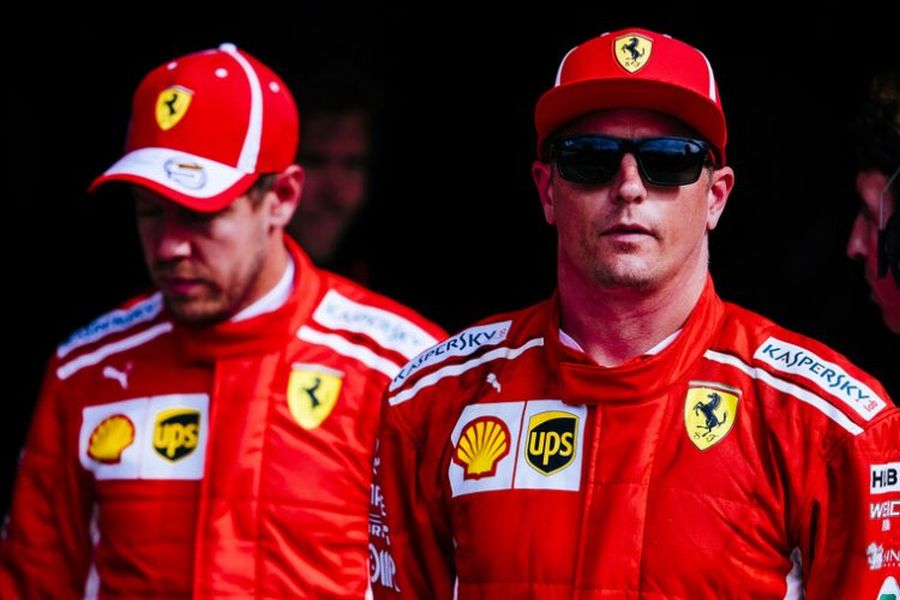 Sebastian Vettel, Kimi Raikkonen