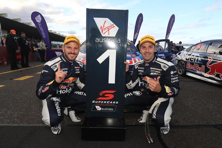 Supercars Sandown 500 winners Paul Dumbrell, Jamie Whincup