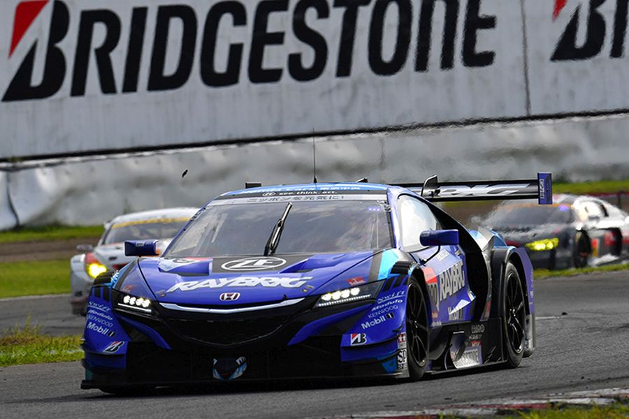 Jenson Button scored his maiden Super GT victory at Sportsland