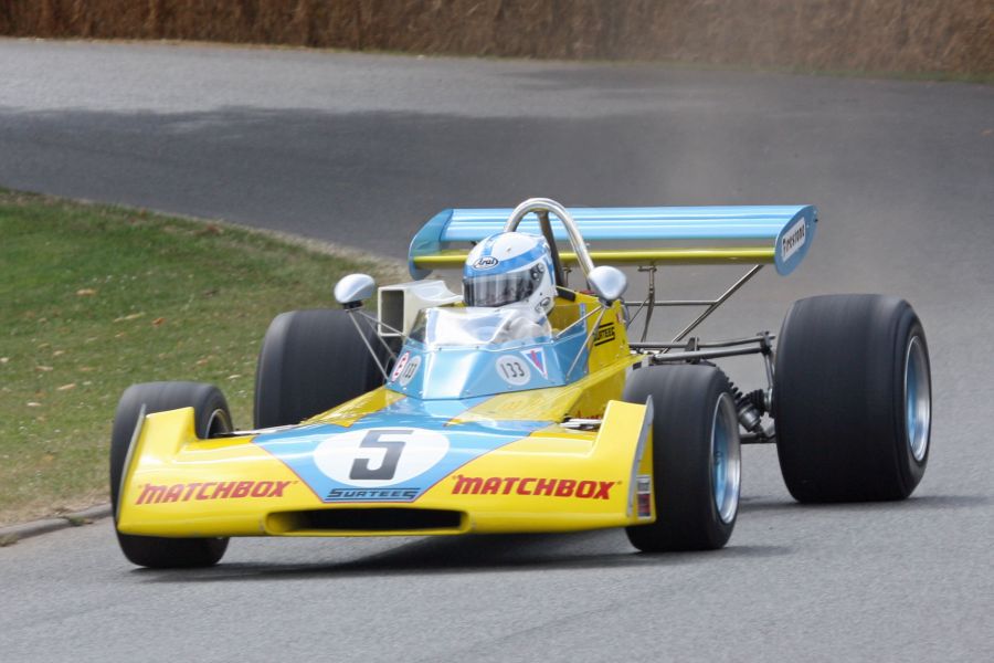 John Surtees won the 1972 Japanese Grand Prix in a Surtees TS10-Hart