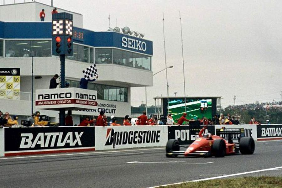 Gerhard Berger (Ferrari) triumphed at 1987 Japanese Grand Prix