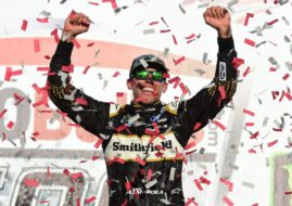 Aric Almirola wins at Talladega
