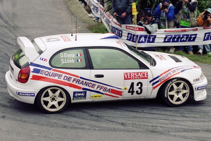 Seb Loeb, Daniel Elena, 2000 Rallye Sanremo, Toyota Corolla WRC