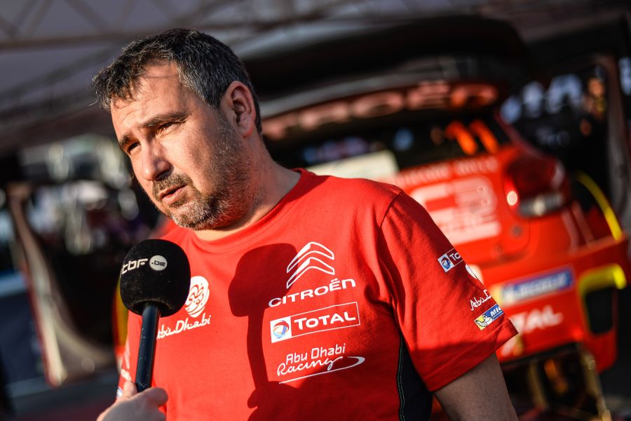 Daniel Elena pictured in 2018 at Rally Mexico