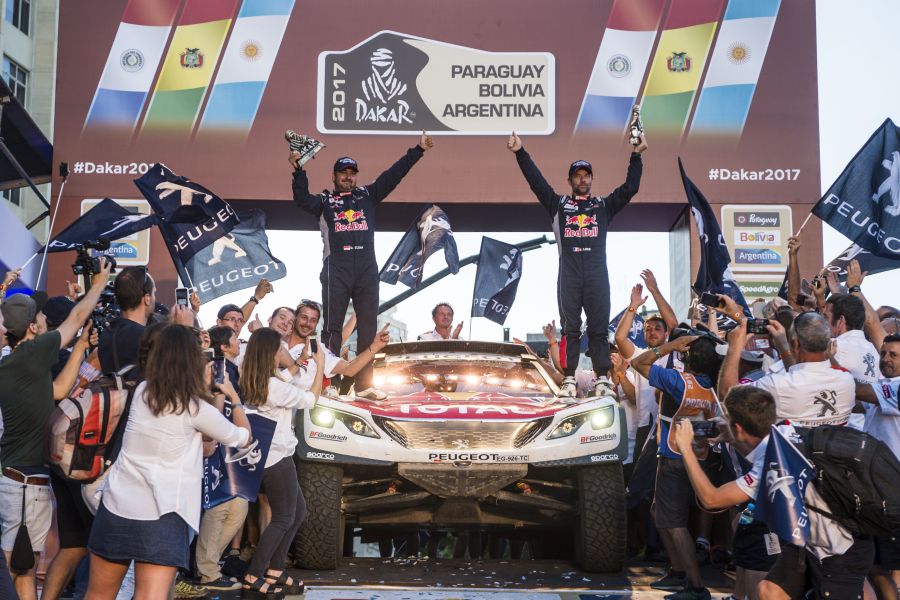 Sebastien Loeb finished second at 2017 Dakar Rally