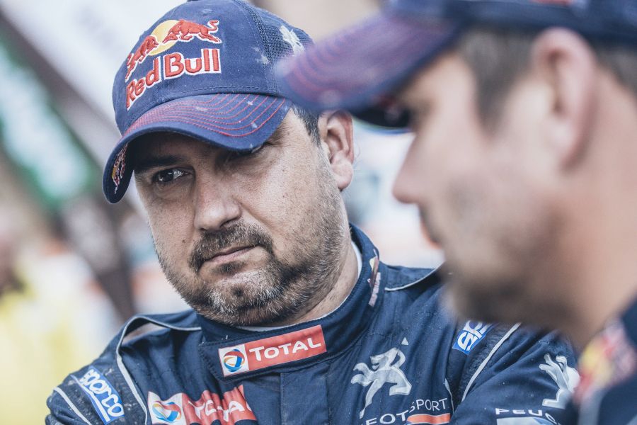 Daniel Elena contested three times at Dakar Rally with Peugeot