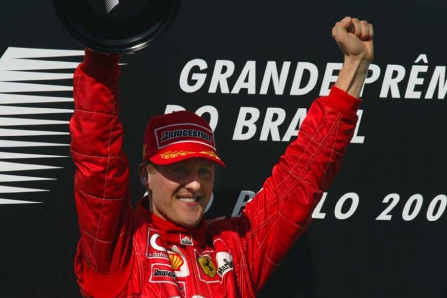 Michael Schumacher at 2002 Brazilian Grand Prix