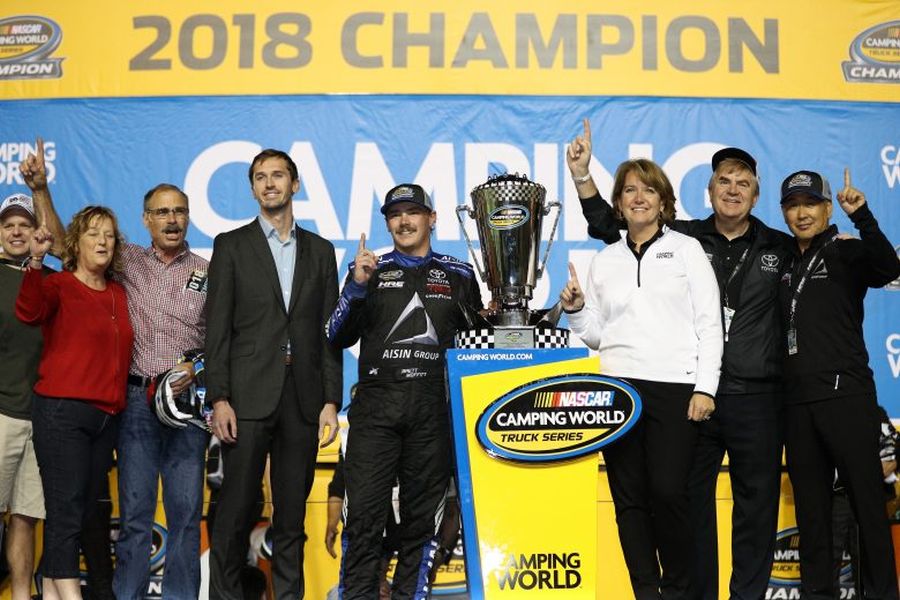 Brett Moffitt 2018 NASCAR Truck Series champion
