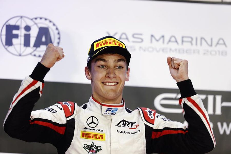 George Russell FIA Formula 2 champion 2018