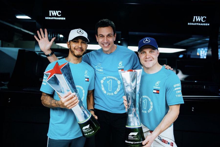 Mercedes 2018 Formula 1 champions