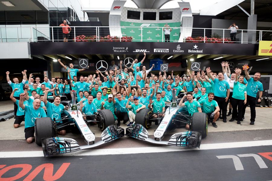 Mercedes 2018 Formula 1 champions