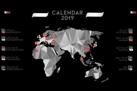 WTCR FIA World Touring Car Cup 2019 calendar
