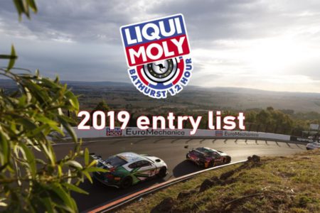 2019 Bathurst 12 Hour entry list