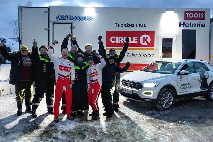 2019 Rally Aluksne podium