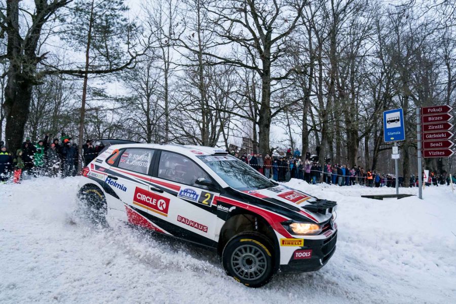Oliver Solberg at Rally Sarma