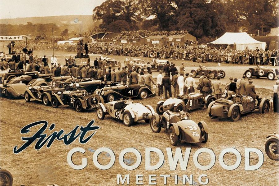 Goodwood Circuit first meeting, September 1948, sepia