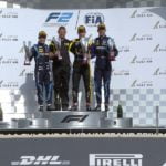 Formula 2 Bahrain race 2 podium