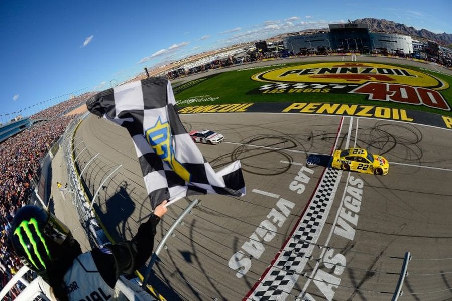 Logano Keselowski Las Vegas