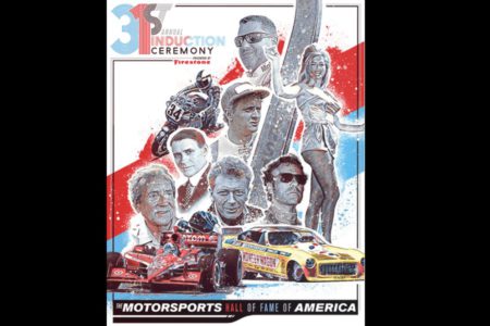 2019 Motorsports Hall of Fame poster