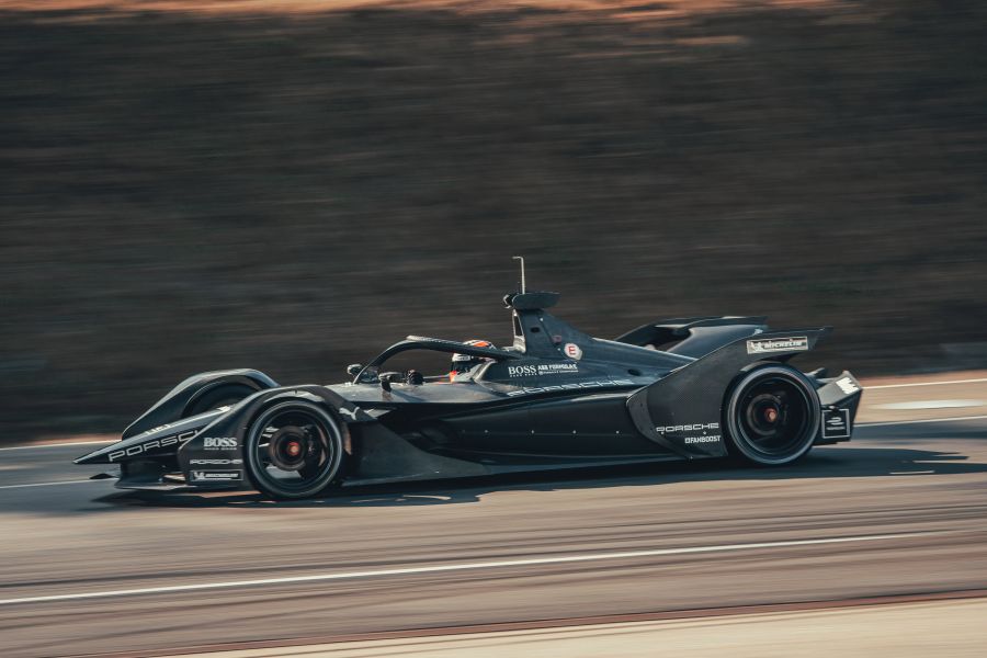 Porsche Formula E car at Weissach