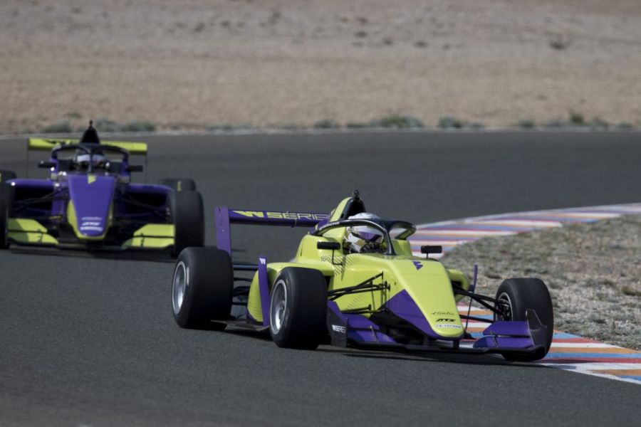 W Series Tatuus car at Almeria circuit