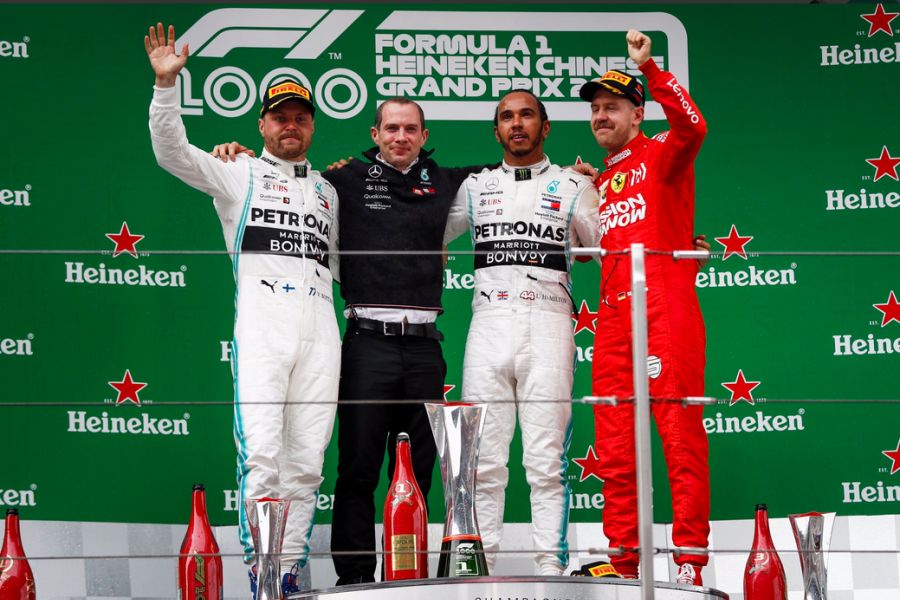 Chinese Grand Prix podium