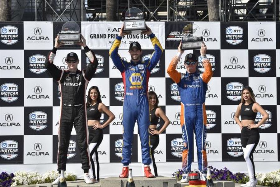 Long Beach podium