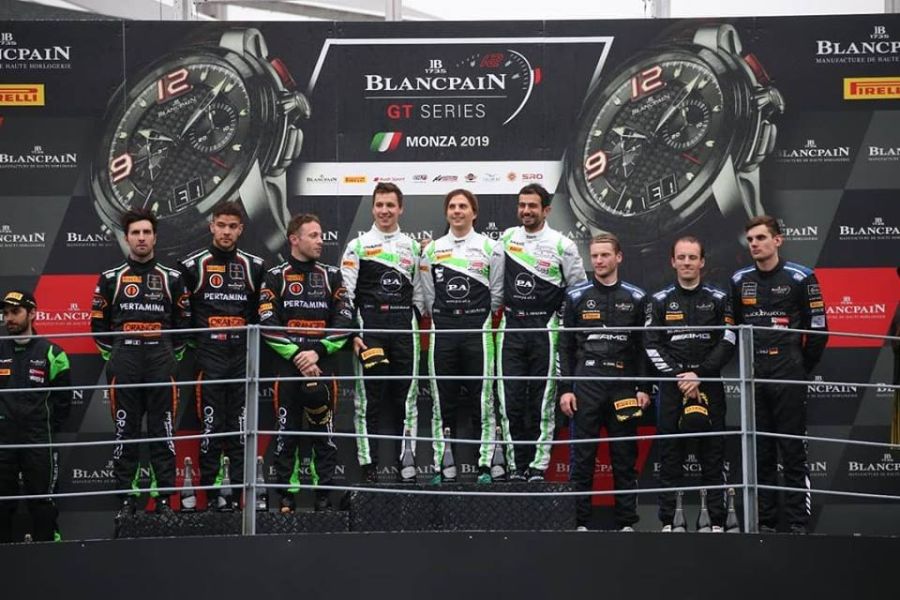 3 Hours of Monza podium