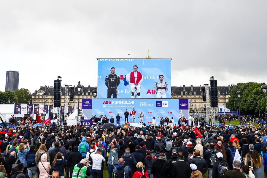 Paris ePrix podium