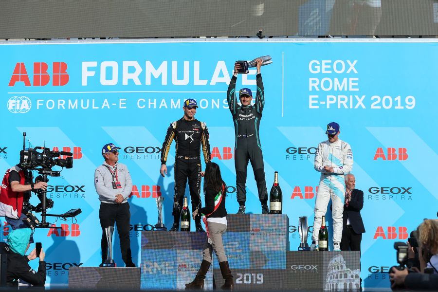 Formula E Rome ePrix podium