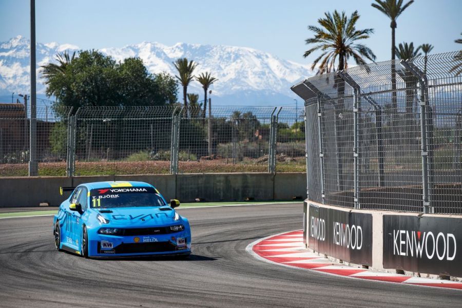 Thed Bjork in the #11 Lynk &Co 03 TCR