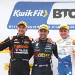 BTCC Thruxton R1 podium