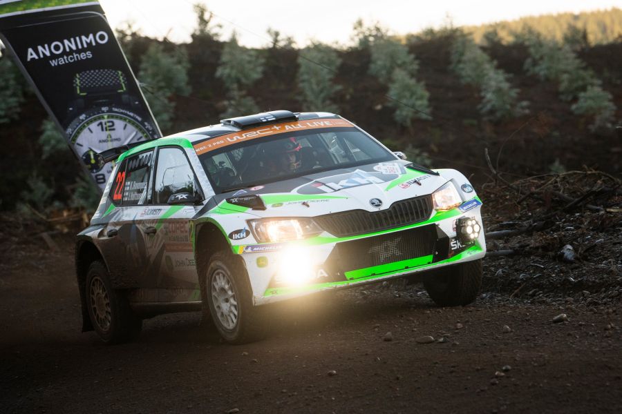 Kalle Rovanpera took the victory in the WRC2/WRC2 Pro category