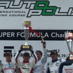 Super Formula Autopolis podium