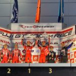 Super GT Fuji 500 km race podium