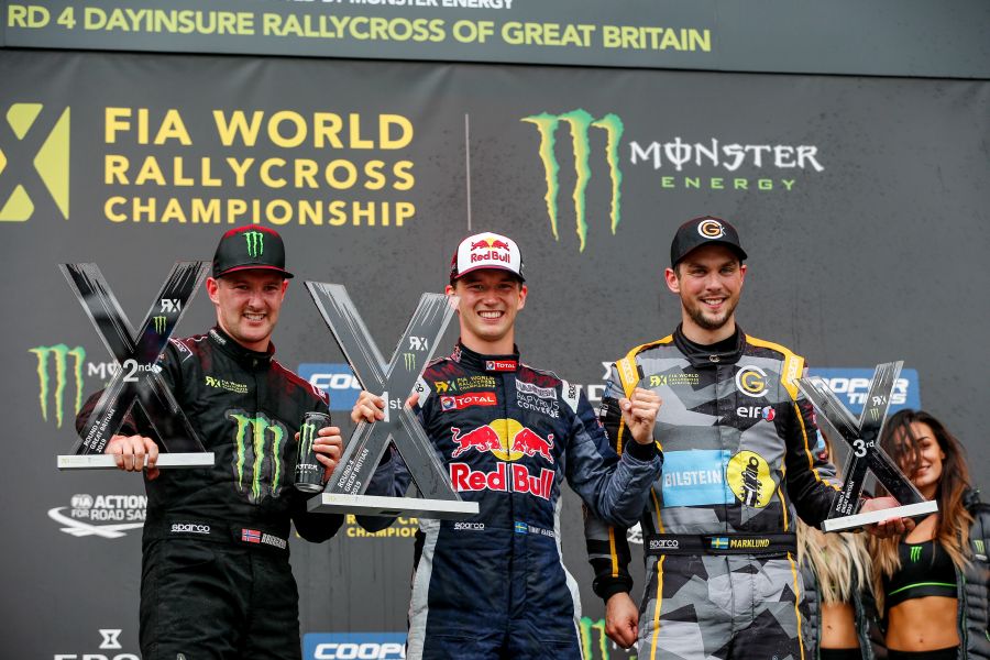 WorldRX Silverstone podium