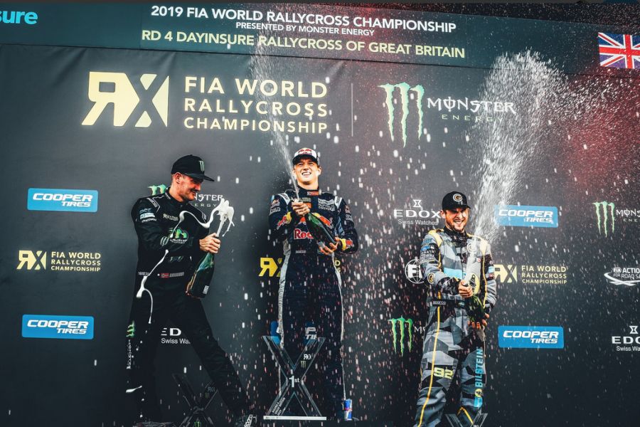 WorldRX Silverstone podium