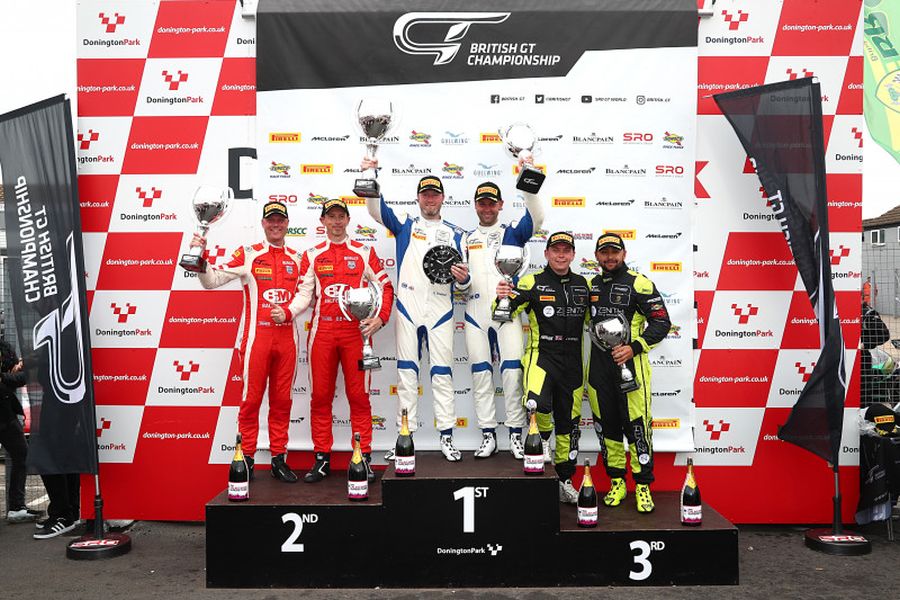 GT3 class podium